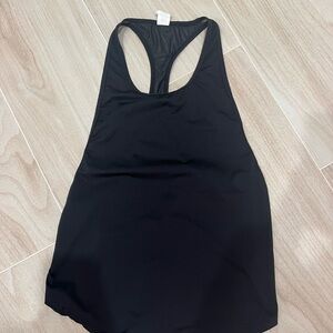 Fabletics Black Racerback Tank Top